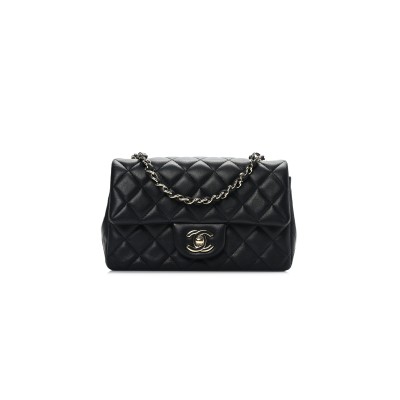 CHANEL LAMBSKIN QUILTED MINI FLAP BAG 1242244 (20*12*6cm)